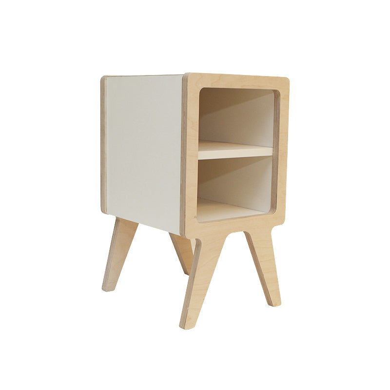 Greenwood Bedside Table with Shelf - Elula Furniture