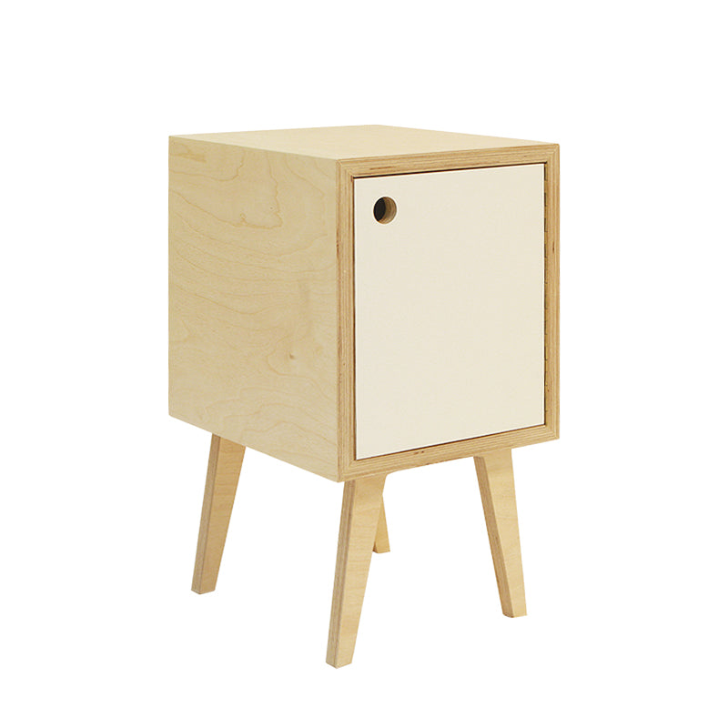 Greenwood Bedside Table with Door - Elula Furniture