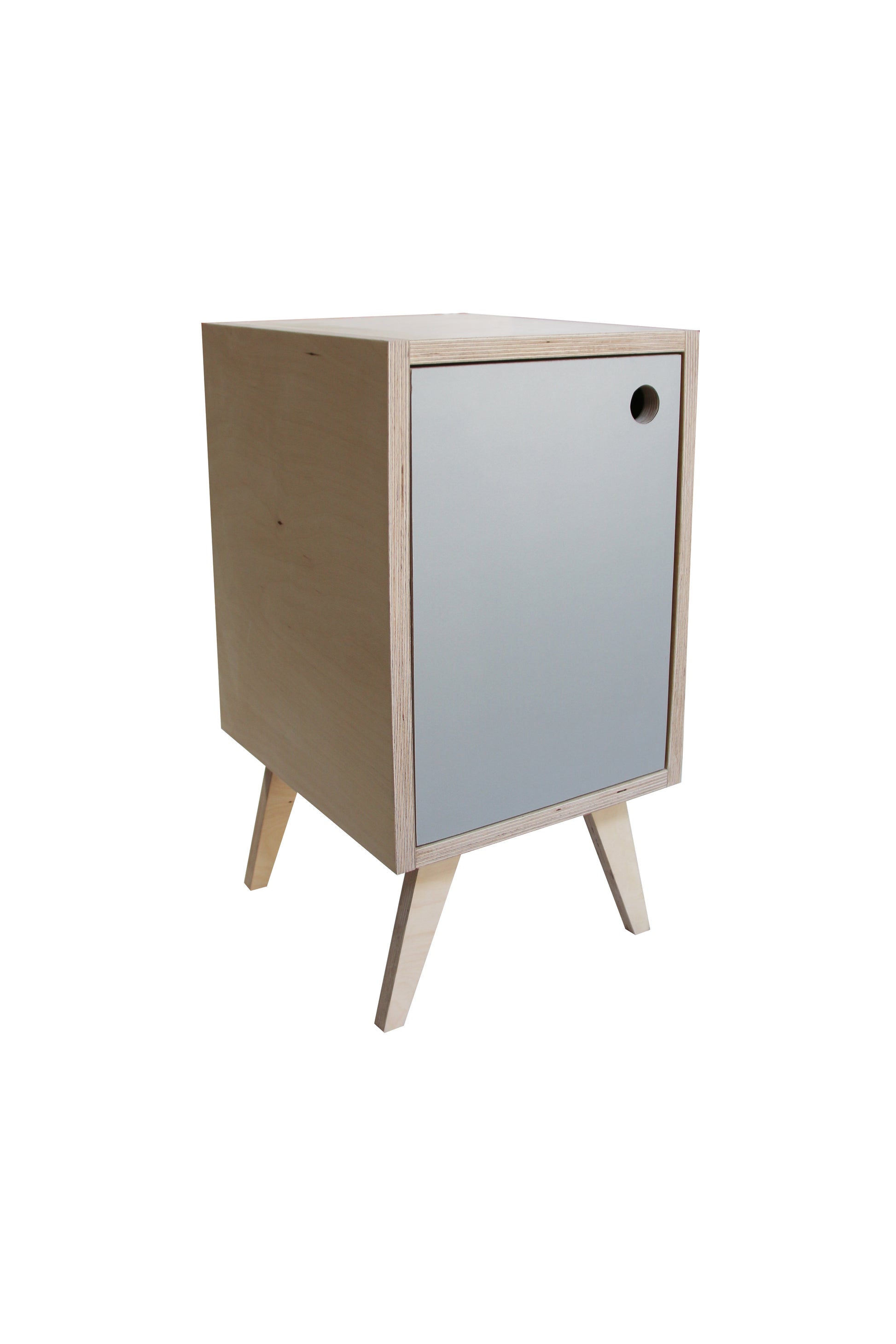 Greenwood Bedside Table with Door - Elula Furniture