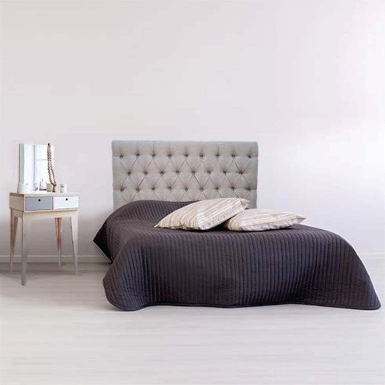 Sloane Headboard - Velvet Fabric - Elula Furniture